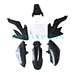 Plastic Set CRF50(black) FITS Black Pit Bike